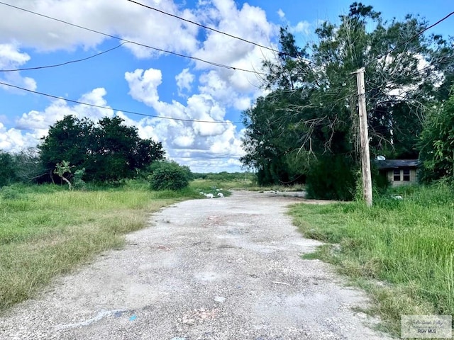 view of road