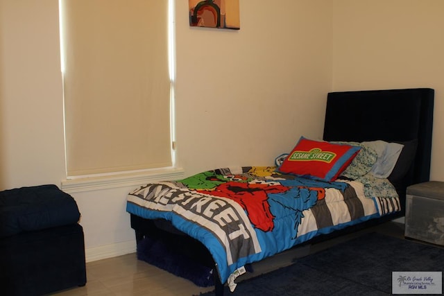 bedroom with baseboards