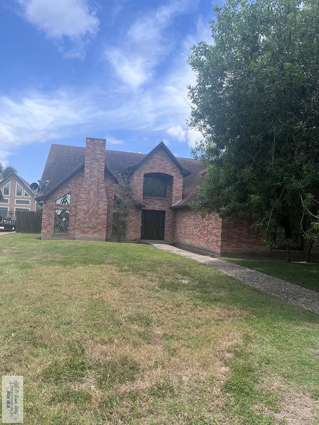 635 S San Marcelo Blvd, Brownsville, TX 78526 - view of front of home with brick siding