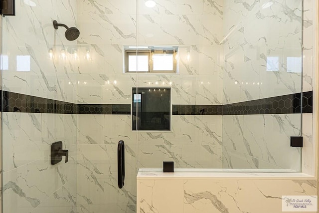 8801 Swan Lake Dr # 24, Harlingen, TX 78552 - bathroom featuring a marble finish shower