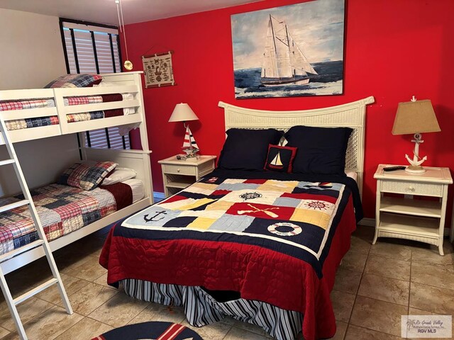 110 Padre Blvd Unit 407, South Padre Island, TX 78597 - view of tiled bedroom