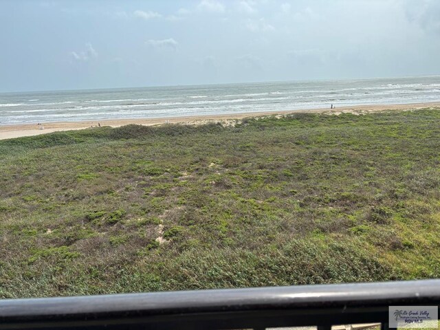 110 Padre Blvd Unit 407, South Padre Island, TX 78597 - property view of water featuring a view of the beach