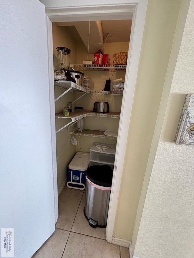 view of pantry