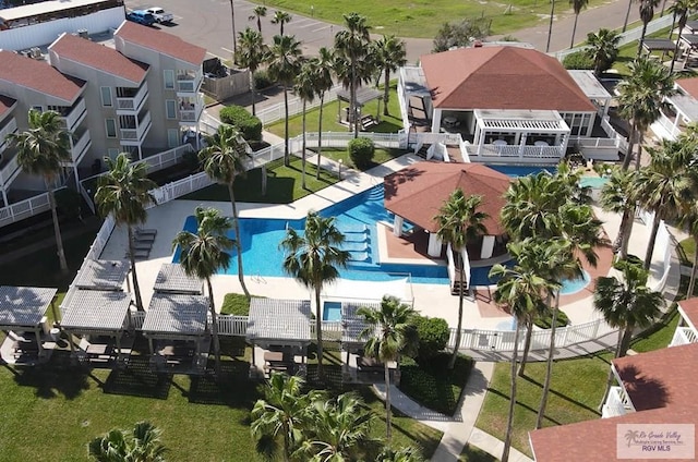 200 Padre Blvd Unit A314 1314, South Padre Island, TX 78597 - drone / aerial view of a pool area