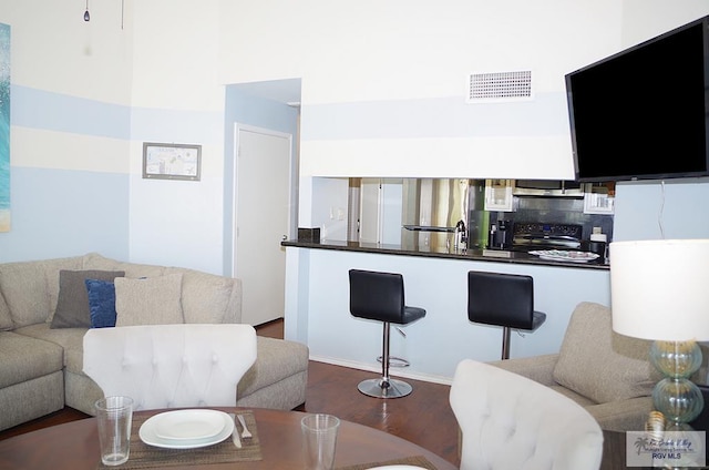200 Padre Blvd Unit A314 1314, South Padre Island, TX 78597 - living area featuring dark wood finished floors