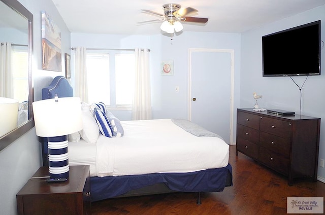 200 Padre Blvd Unit A314 1314, South Padre Island, TX 78597 - bedroom featuring wood finished floors and a ceiling fan