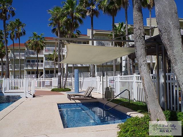 200 Padre Blvd Unit A314 1314, South Padre Island, TX 78597 - back of house with a patio area and a pool