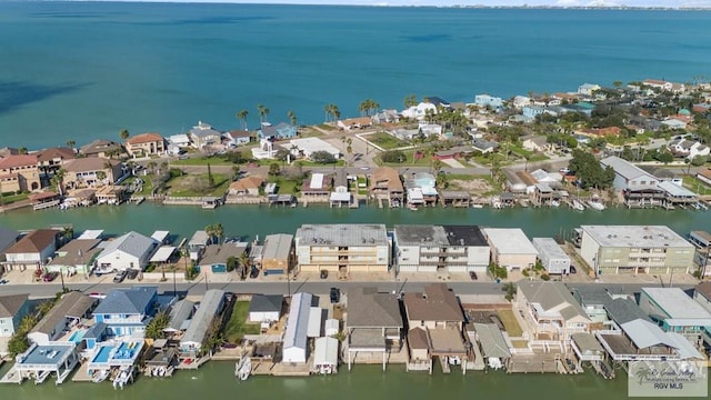 1013 Tarpon Ave, Port Isabel, TX 78578 - aerial overview of property's location featuring nearby suburban area and a nearby body of water