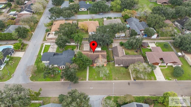 1722 High St, Harlingen, TX 78550 - bird's eye view with a residential view
