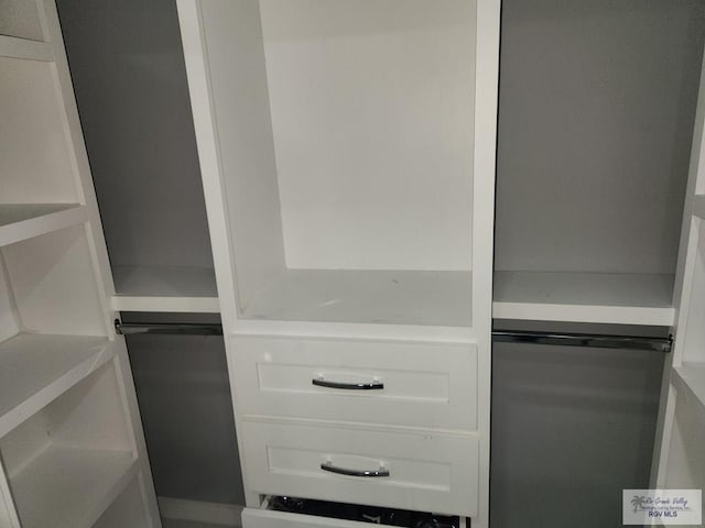 view of closet