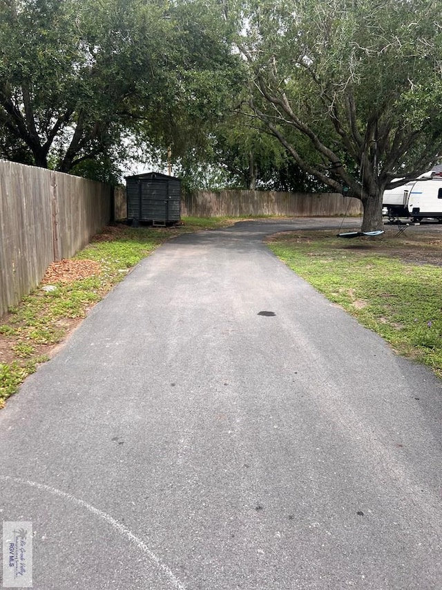 view of road