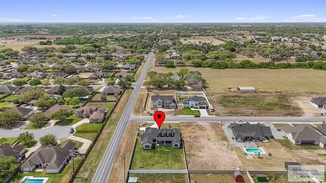 birds eye view of property featuring a residential view
