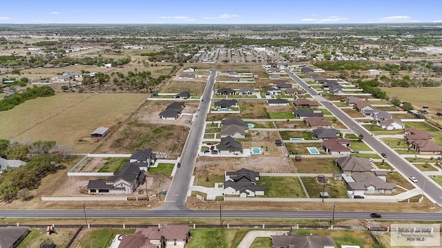 drone / aerial view featuring a residential view
