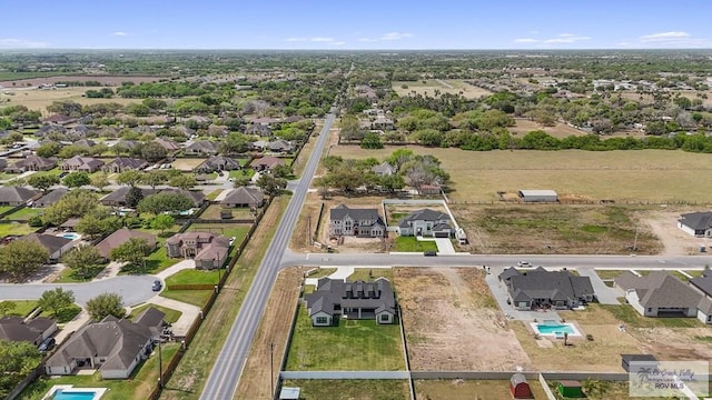 drone / aerial view featuring a residential view
