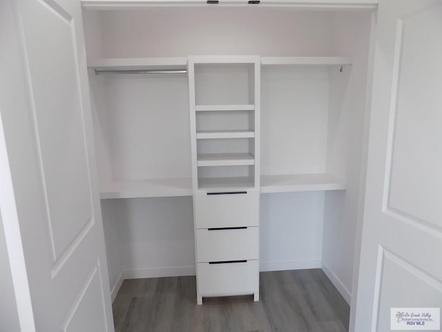 view of closet