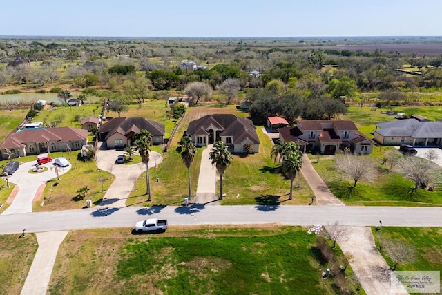 drone / aerial view featuring a residential view