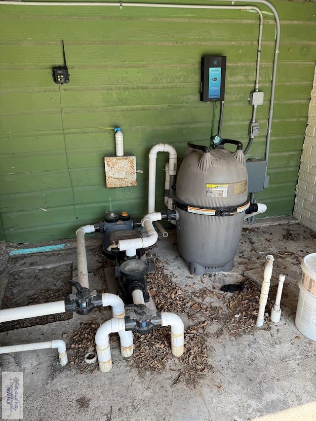 view of utility room