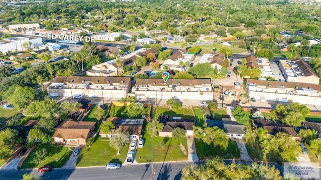 birds eye view of property featuring a residential view