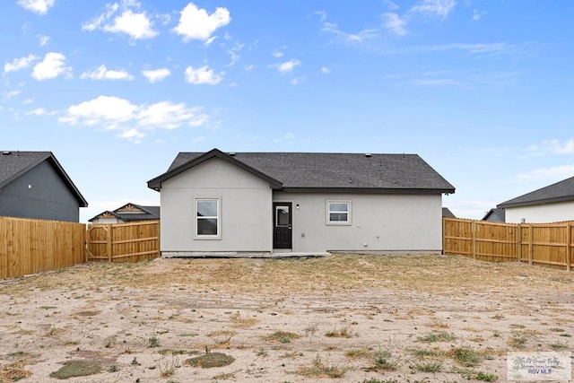 view of rear view of property