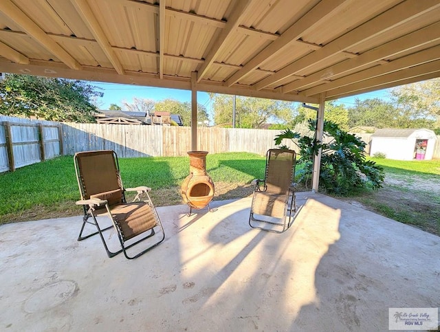 view of patio