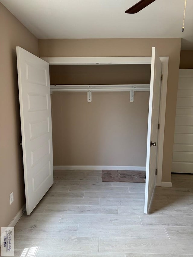 view of closet