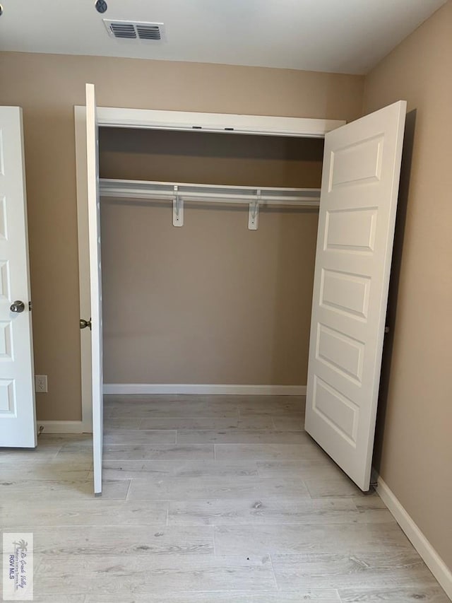 view of closet