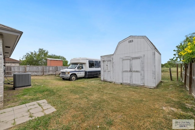 9315 Los Olmos Dr, Los Fresnos, TX 78566 - view of shed featuring a fenced backyard
