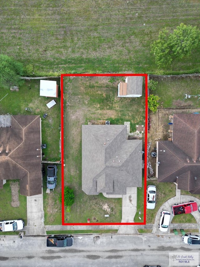 9315 Los Olmos Dr, Los Fresnos, TX 78566 - view of property location with property parcel outlined
