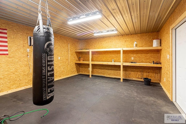 view of storage room