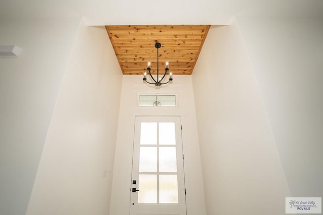 2409 Brown Pelican Ln, Harlingen, TX 78552 - entryway featuring wood ceiling