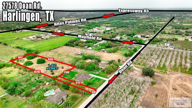 27578 Doan Rd, Harlingen TX, 78552 land for sale