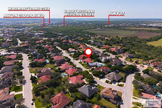 5512 Autumn Mist Ln, Brownsville, TX 78521 - view of property location with nearby suburban area