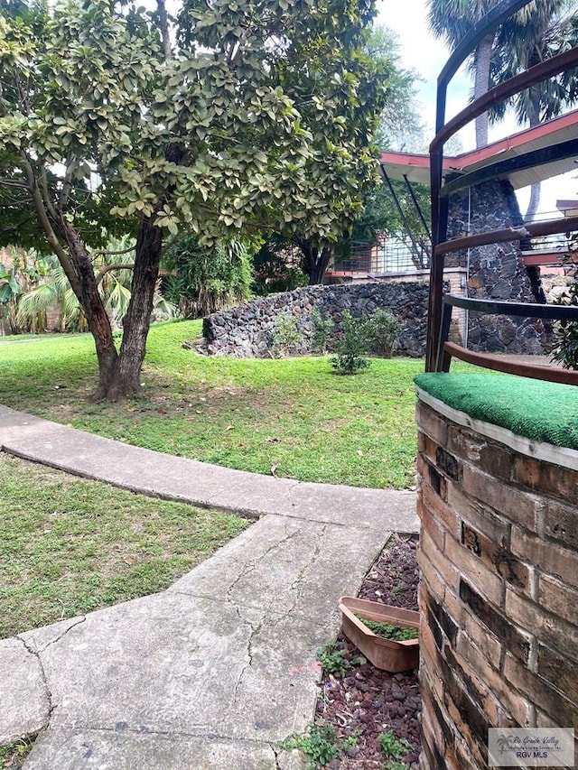 view of yard