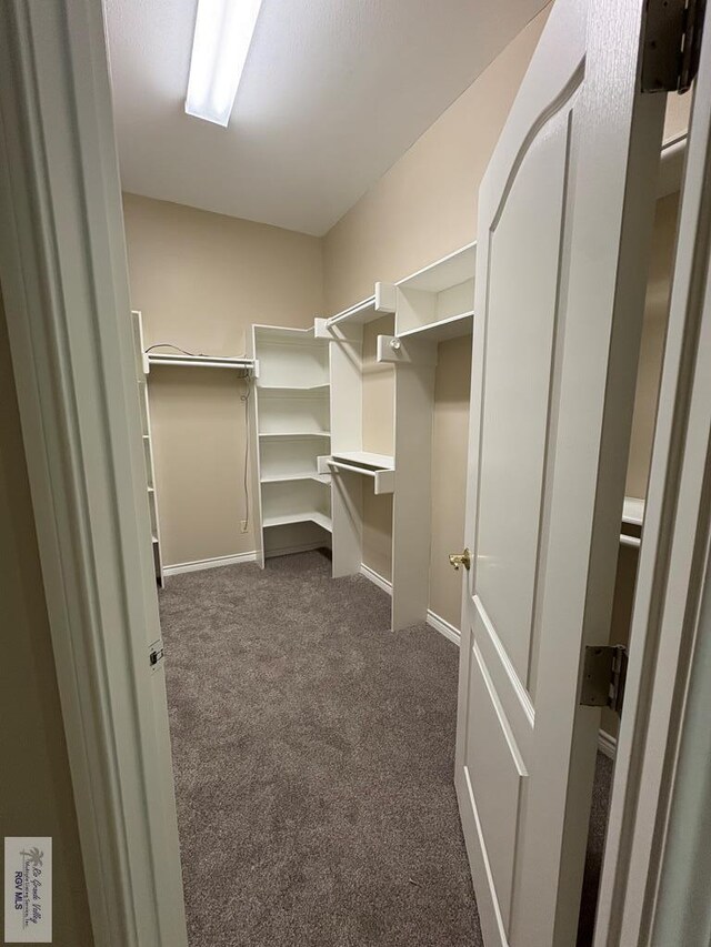 901 Plantation St, Brownsville, TX 78526 - spacious closet featuring dark colored carpet