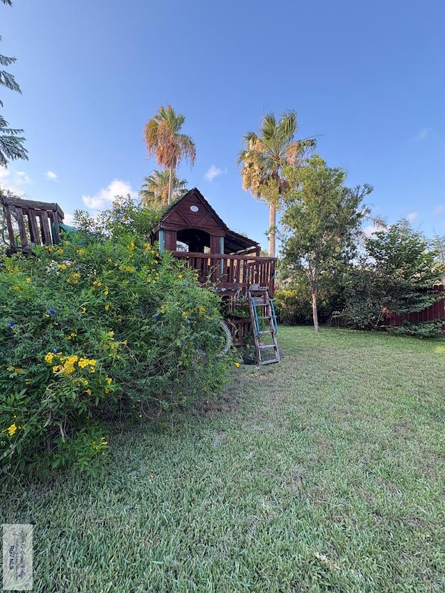 901 Plantation St, Brownsville, TX 78526 - view of grassy yard