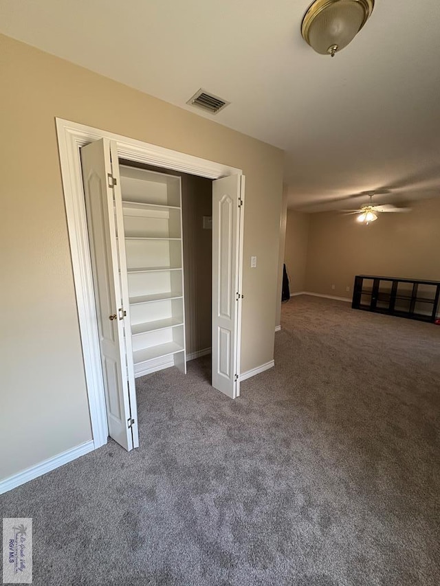 901 Plantation St, Brownsville, TX 78526 - unfurnished room with carpet floors, ceiling fan, and baseboards