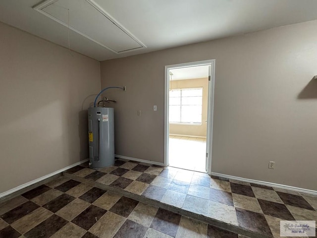 2805 Swiss Pine Ct, Harlingen, TX 78550 - utility room with electric water heater
