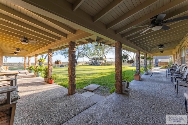 view of patio