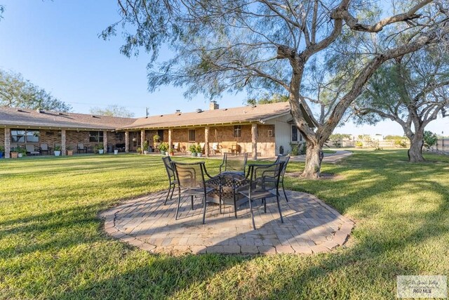 exterior space with a patio