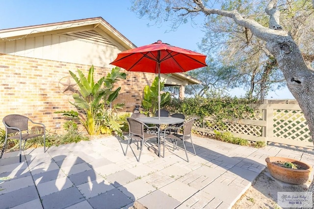 view of patio