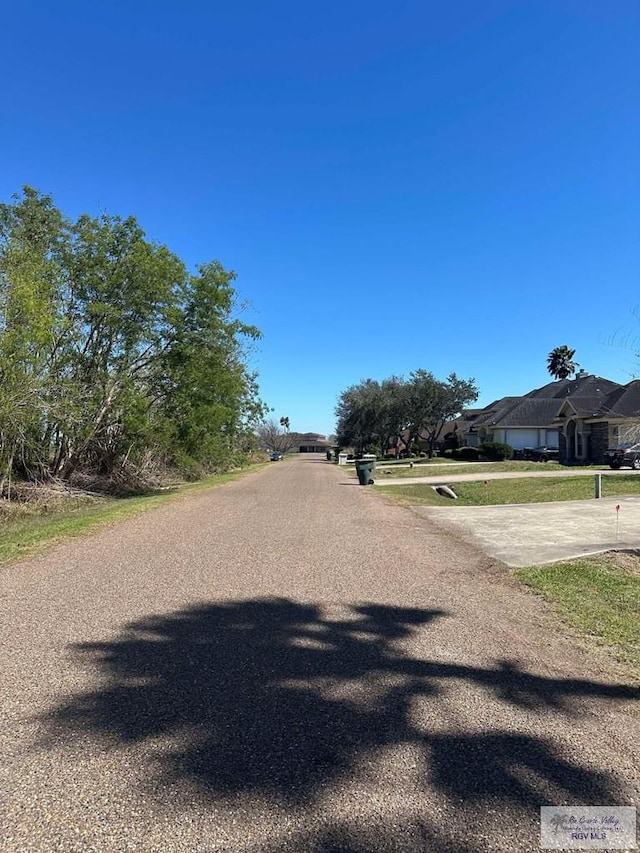 view of street with a residential view