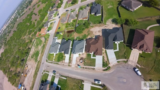 bird's eye view featuring a residential view