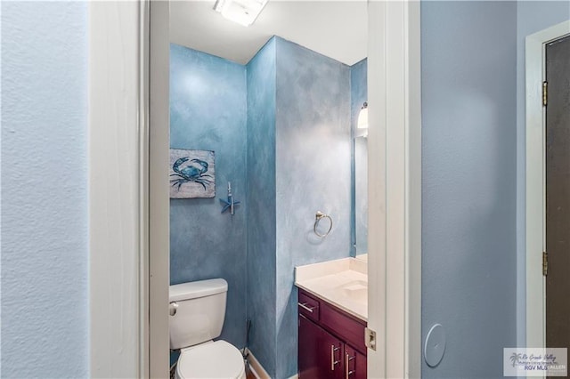 22 Shenandoah River Dr, Brownsville, TX 78520 - half bath featuring toilet and vanity