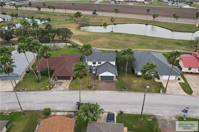 22 Shenandoah River Dr, Brownsville, TX 78520 - aerial view of residential area with a large body of water