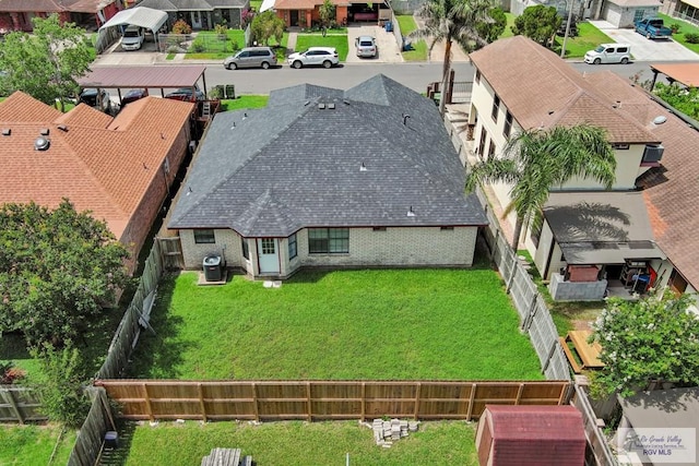 3673 Rey Enrique Dr, Brownsville, TX 78521 - aerial perspective of suburban area