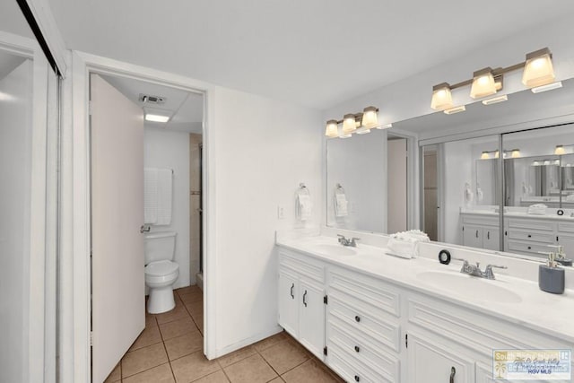 406 Padre Blvd Unit 207, South Padre Island, TX 78597 - full bathroom featuring tile patterned floors and double vanity