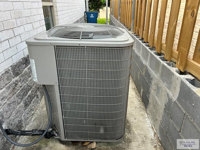 exterior details with central AC unit