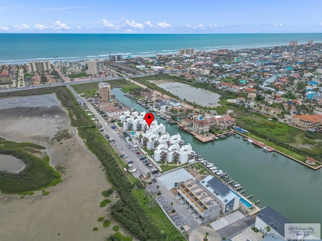 6201 Padre Blvd Unit 106, South Padre Island, TX 78597 - aerial view of a large body of water