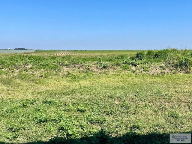 view of landscape featuring a rural view