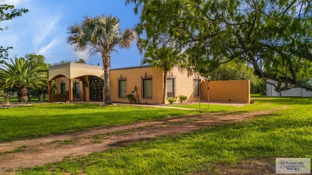 171 Line 17 Rd, San Benito, TX 78586 - back of property with a lawn